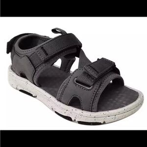 Sonoma Goods For Life Alexzandre Charcoal Grey Kids Sandals